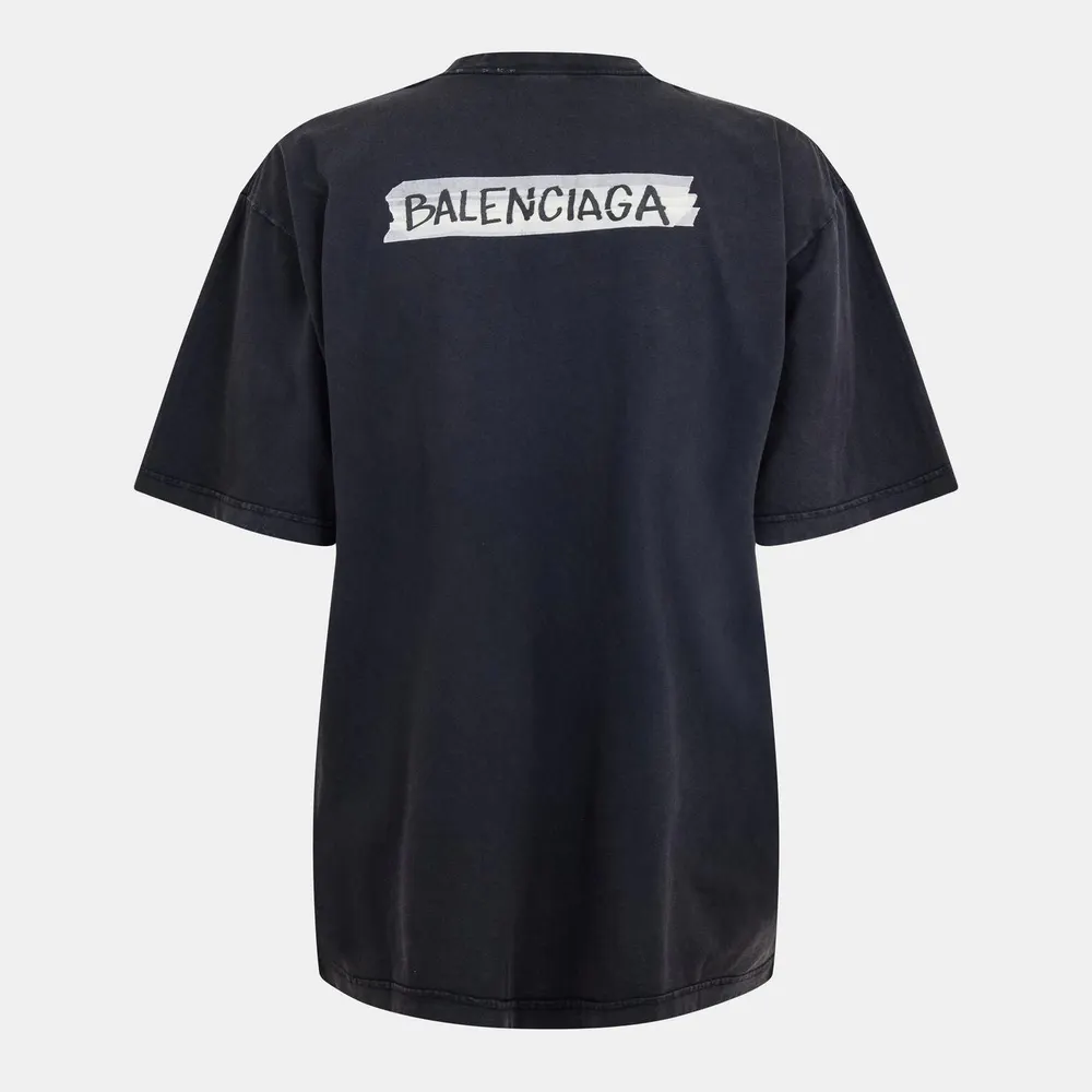 Balenciaga Men's Bal Medium T-Shirt detail 2