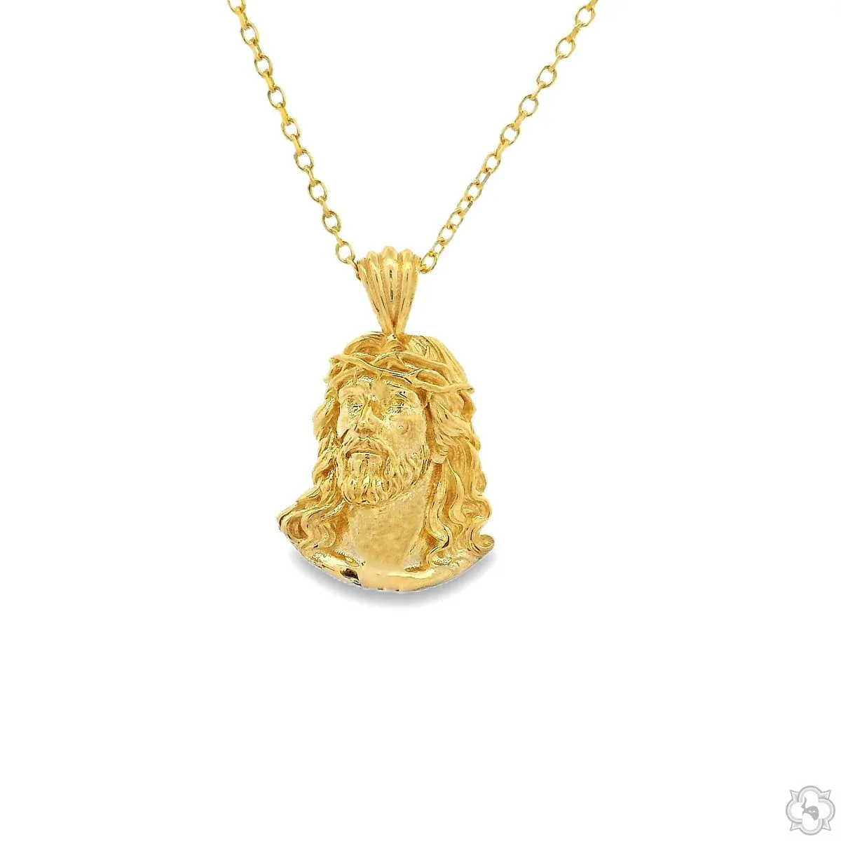 RINA - For Him FACTORY Micro Jesus Pendant Set 70778 in Rose Gold / 18 Inches – Pendant Set