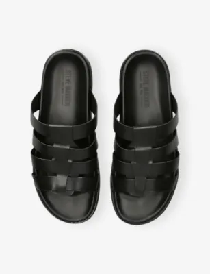 STEVE MADDEN Ankara Leather Sandals - EUR 46 / 12 UK MEN detail 2