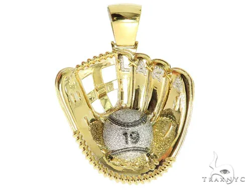 RINA - For Him CUSTOM Custom Baseball Glove Pendant 56564 in Rose Gold – Pendant