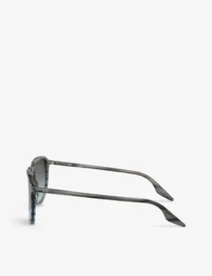 RAY-BAN RB2203 square-frame crystal sunglasses detail 3