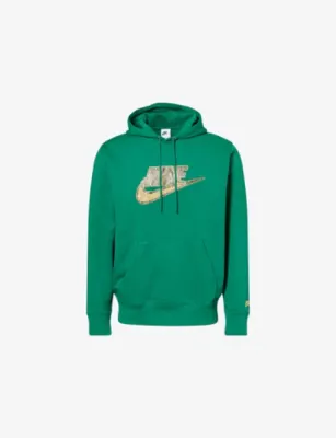 NIKE Logo-Print Cotton-Jersey Hoody