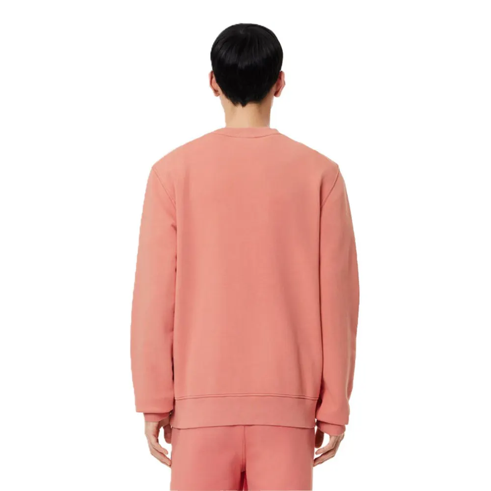 Lacoste Ombre Print Sweatshirt in Sierra Red, additional product view 2