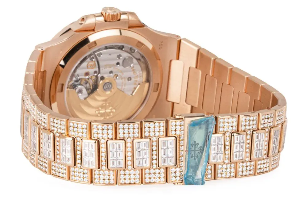 Patek Philippe Nautilus 5719/10R-010 — 2018 — Very good in Diamond Paved, additional product view 3