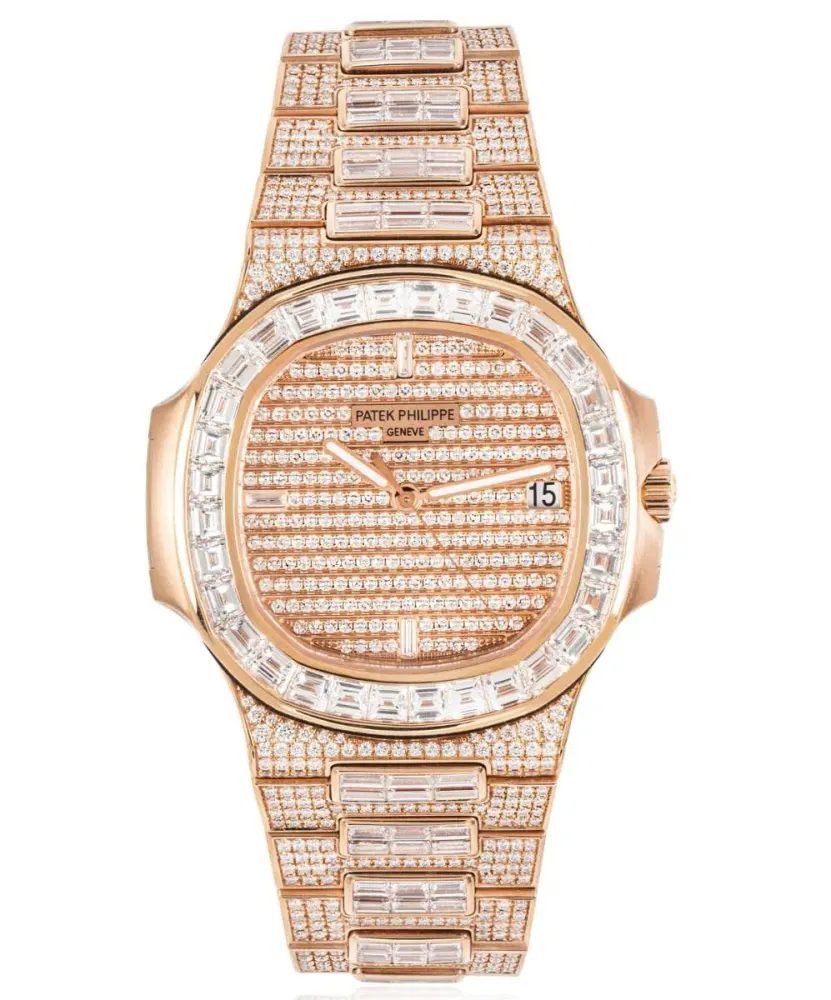 Patek Philippe Nautilus 5719/10R-010 — 2018 — Very good in Diamond Paved – Pre-owned watches