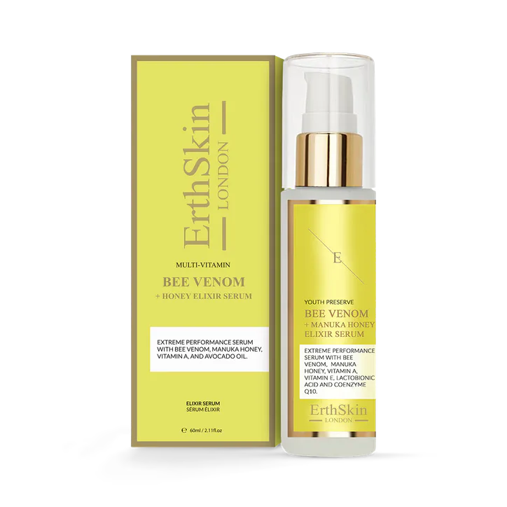 Erth Skin London Bee Venom + Manuka Honey Elixir Serum 60ml