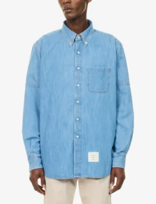 THOM BROWNE Armband Denim Shirt detail 3