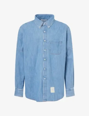 THOM BROWNE Armband Denim Shirt