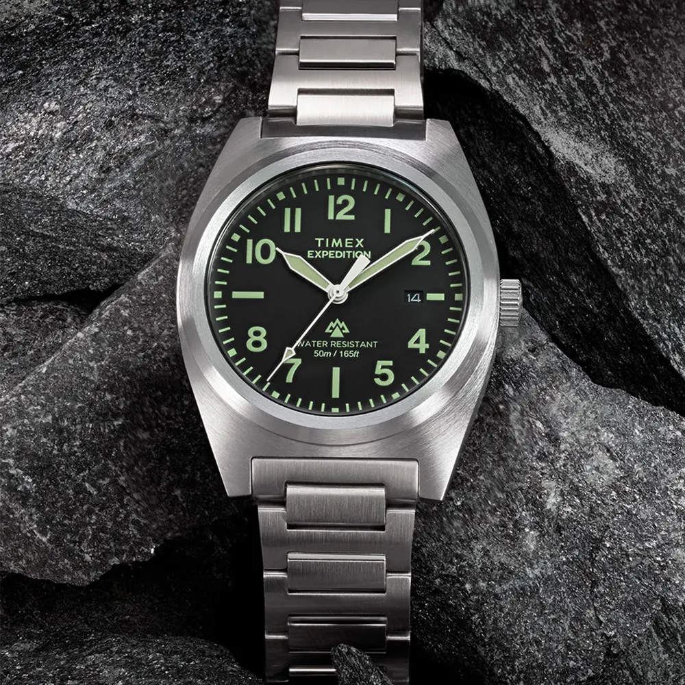 Timex Expedition Capstone 39mm Mens Watch Black in Black, additional product view 2