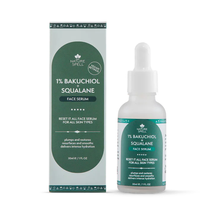 Nature Spell 1% Bakuchiol + Squalane Face Serum 30ml
