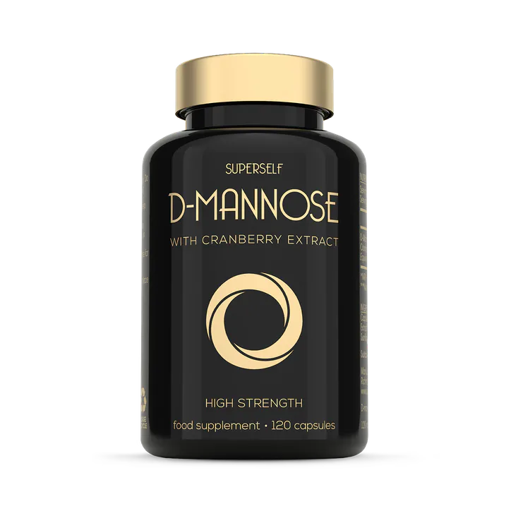 SuperSelf D-Mannose with Cranberry 1000mg 120 Capsules