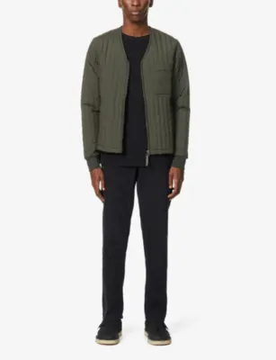 NUDIE JEANS Gritty Jackson slim-fit straight denim jeans - 30/30 in BLACK FOREST, additional product view 2