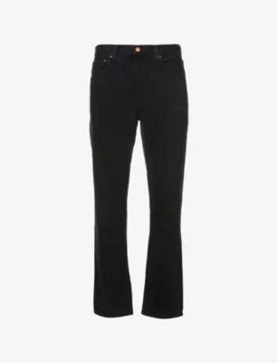 NUDIE JEANS Gritty Jackson slim-fit straight denim jeans - 30/30 in BLACK FOREST – Mens | Jeans | Slim