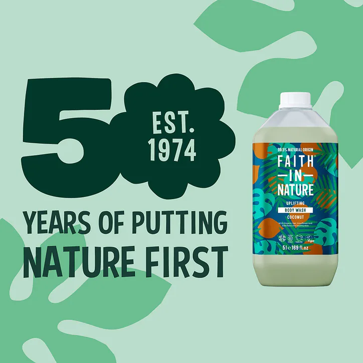 Faith in Nature Body Wash Coconut 5L detail 2