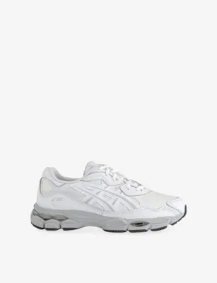 ASICS Gel-NYC Mesh Trainers - EUR 41.5 / 7.5 UK MEN in WHITE GLACIER GREY – Mens | Trainers | Lace up trainers