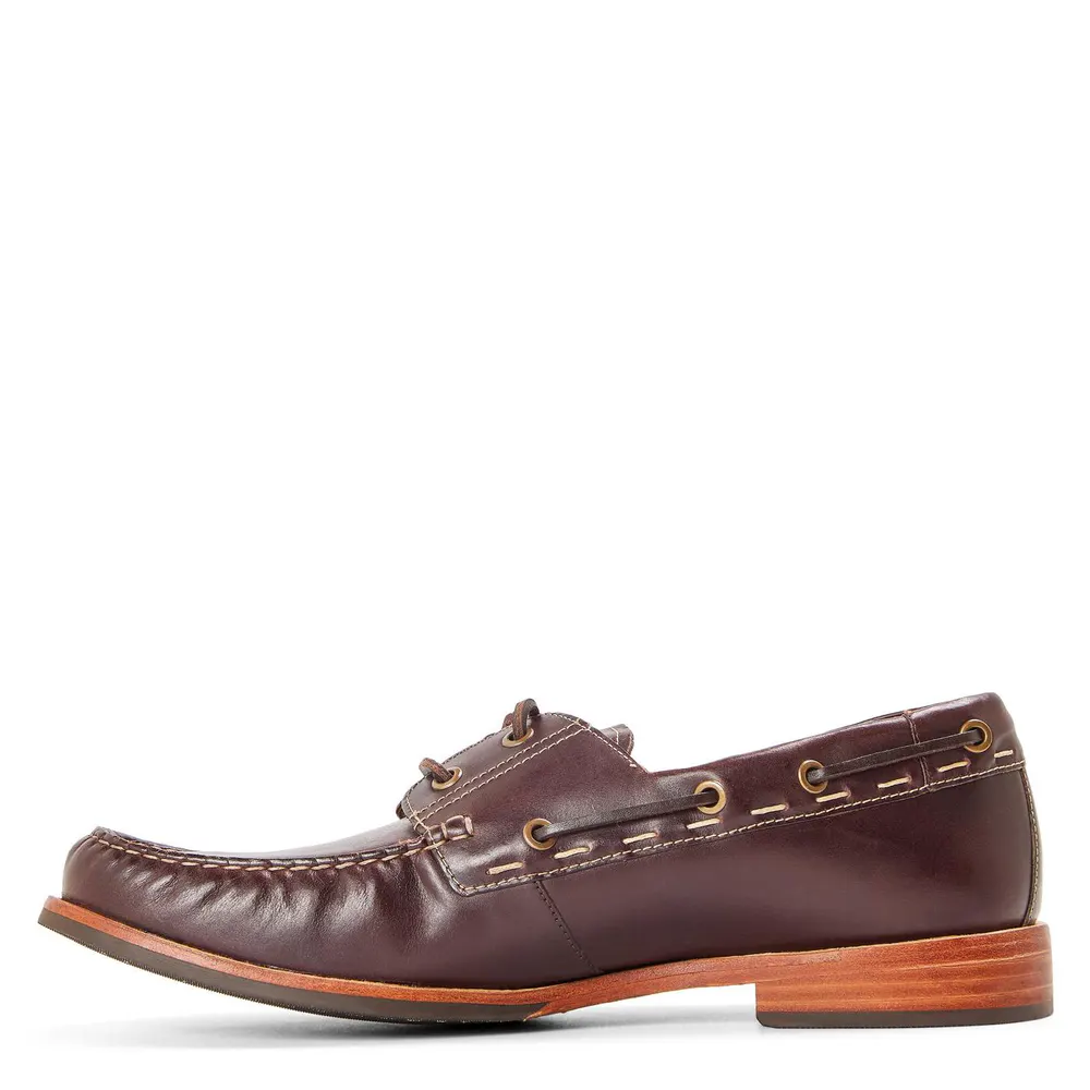 Grenson Men's Loafers in Brown Pull Up, additional product view 2
