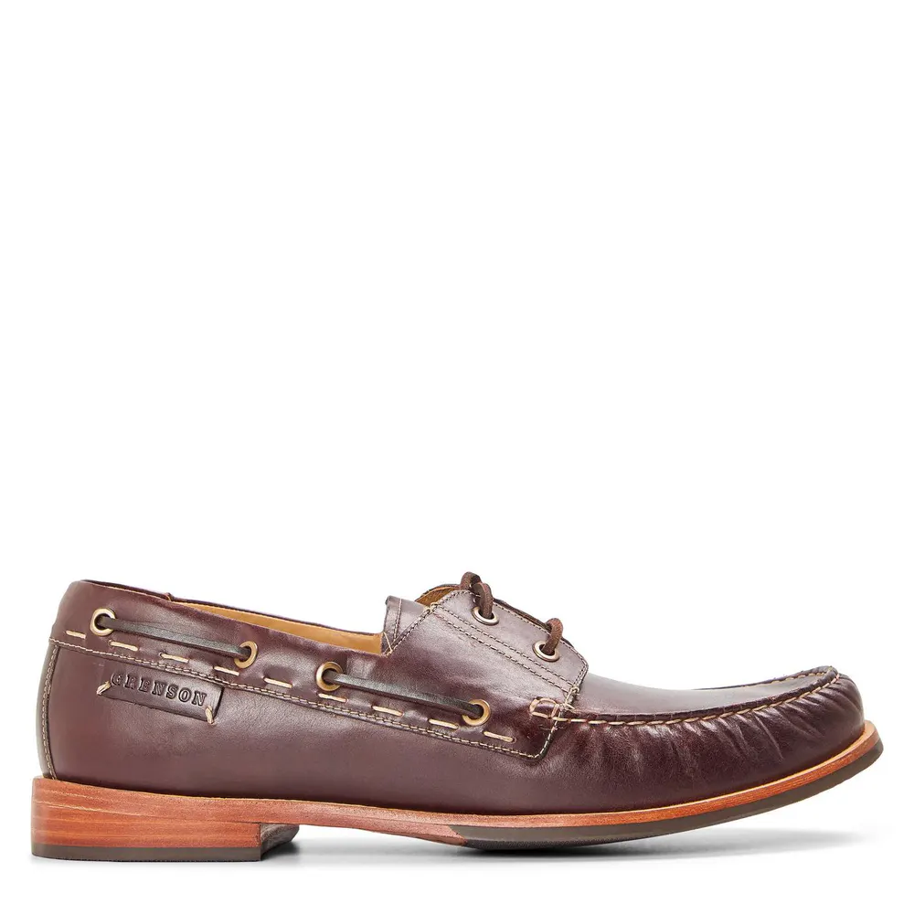 Grenson Men's Loafers in Brown Pull Up – Footwear
