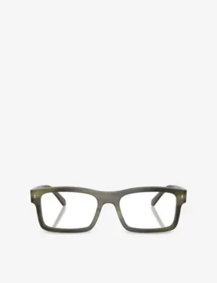 RAY-BAN RX5435 Rectangle-Frame Acetate Optical Glasses