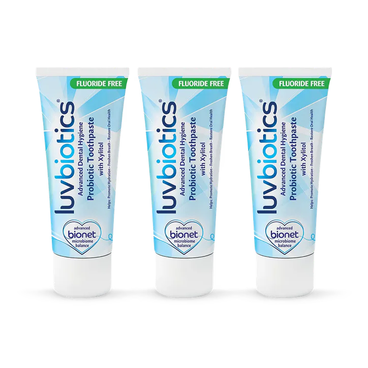 Luvbiotics Probiotic Luvbiotics Fluoride Free Toothpaste - 3 pack