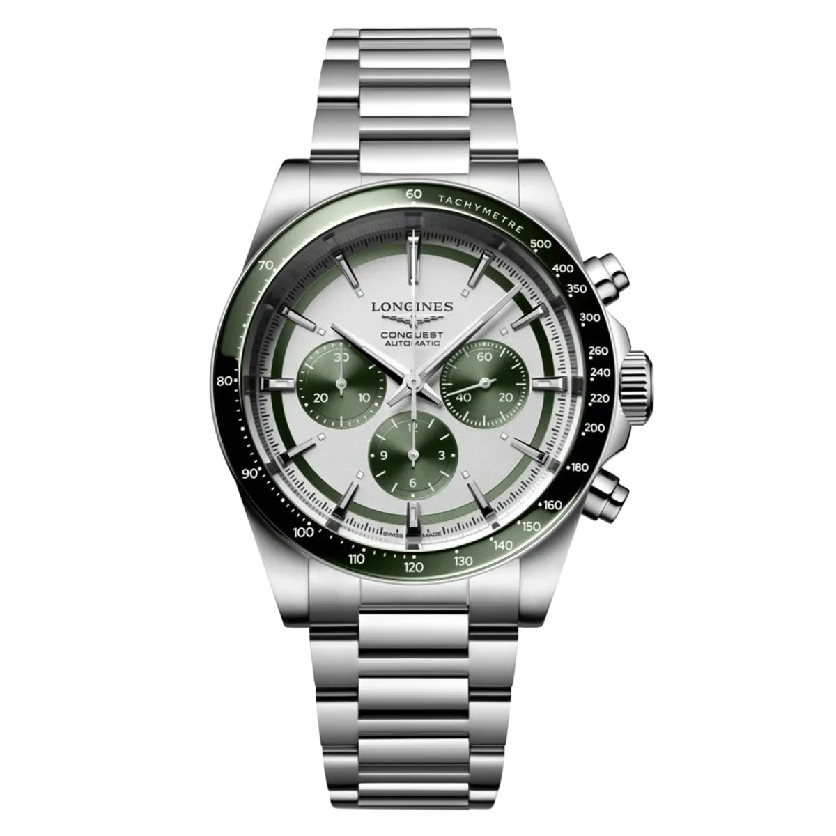 Longines Conquest Stainless Steel Automatic 42mm Mens Watch
