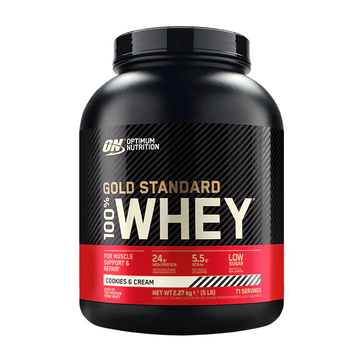 Optimum Nutrition Gold Standard 100% Whey Protein Cookies & Cream 2.27kg