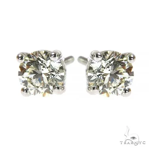 AHMED - For Him CVD 60 Pt Lab Diamond Stud Earrings 68061 in Rose – Earrings