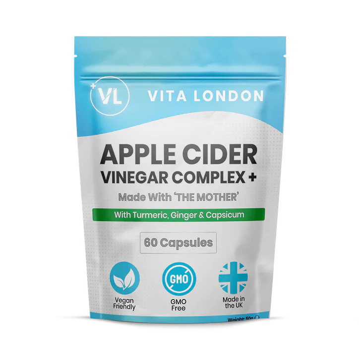 Vita London Apple Cider Vinegar Complex with Mother 1375mg 60 Capsules