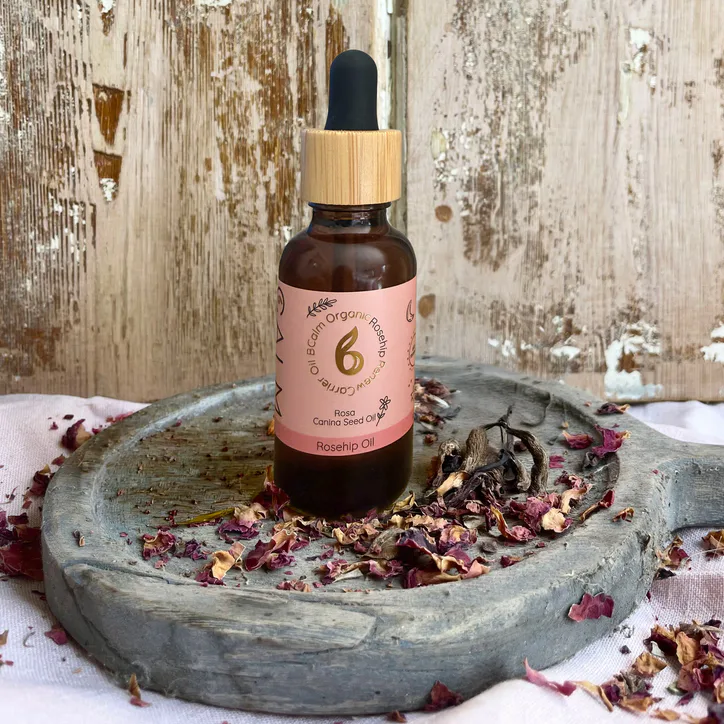 B Calm Organic Rosehip Oil – Nourishing Face & Skin Care Oil – 30ml detail 3