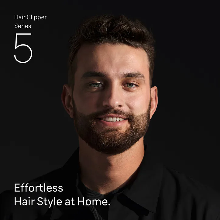 BRAUN Hair Clipper Series 5, +2 Styling Tools, Lifetime Sharp Blade, 9 Lengths, HC5510, Black detail 2