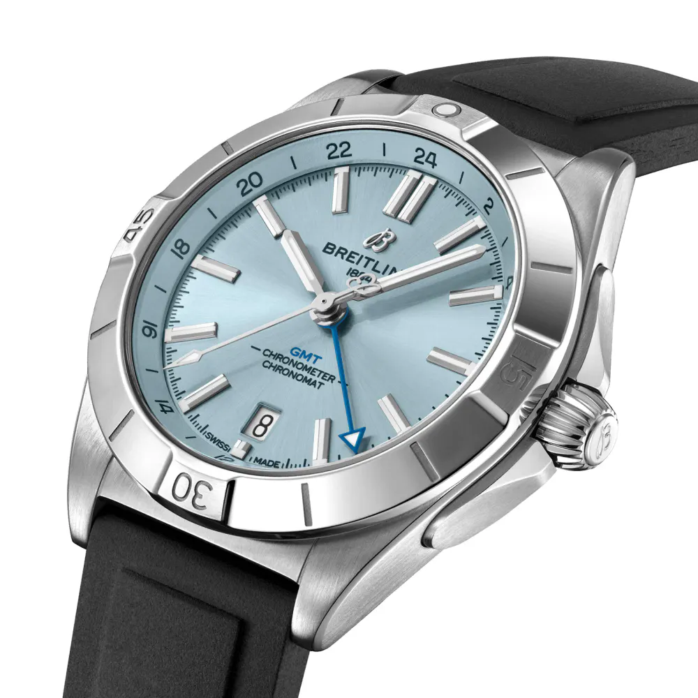 Breitling Chronomat Automatic GMT 40mm Mens Watch Blue detail 2