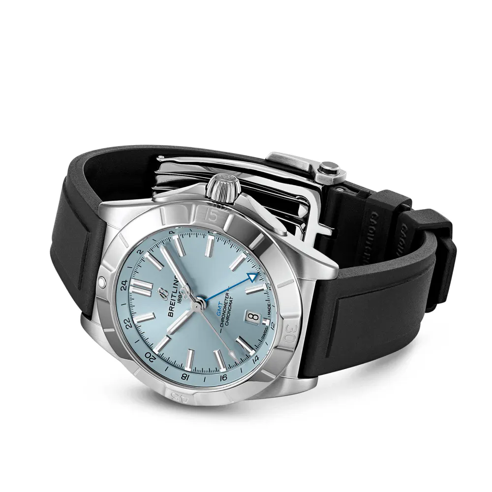 Breitling Chronomat Automatic GMT 40mm Mens Watch Blue detail 3
