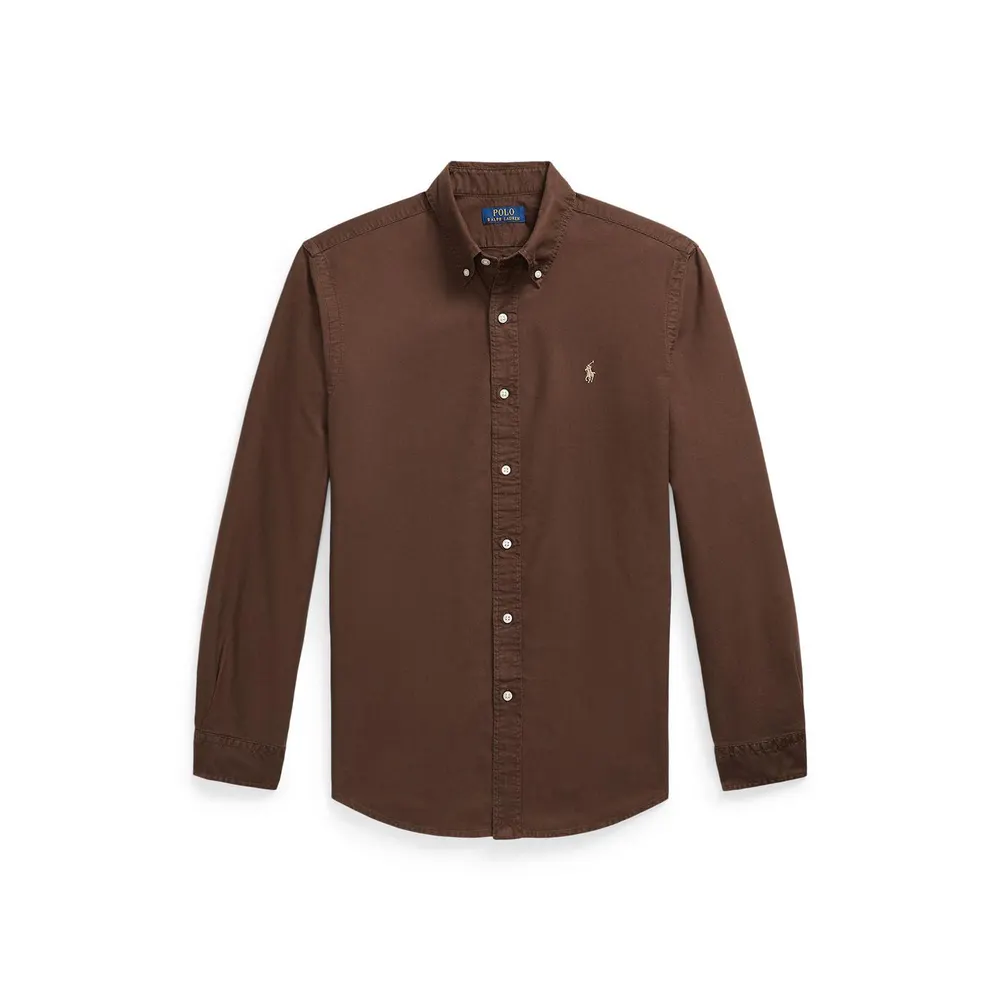 Polo Ralph Lauren Men's GD Cotton Long-Sleeve Oxford Shirt