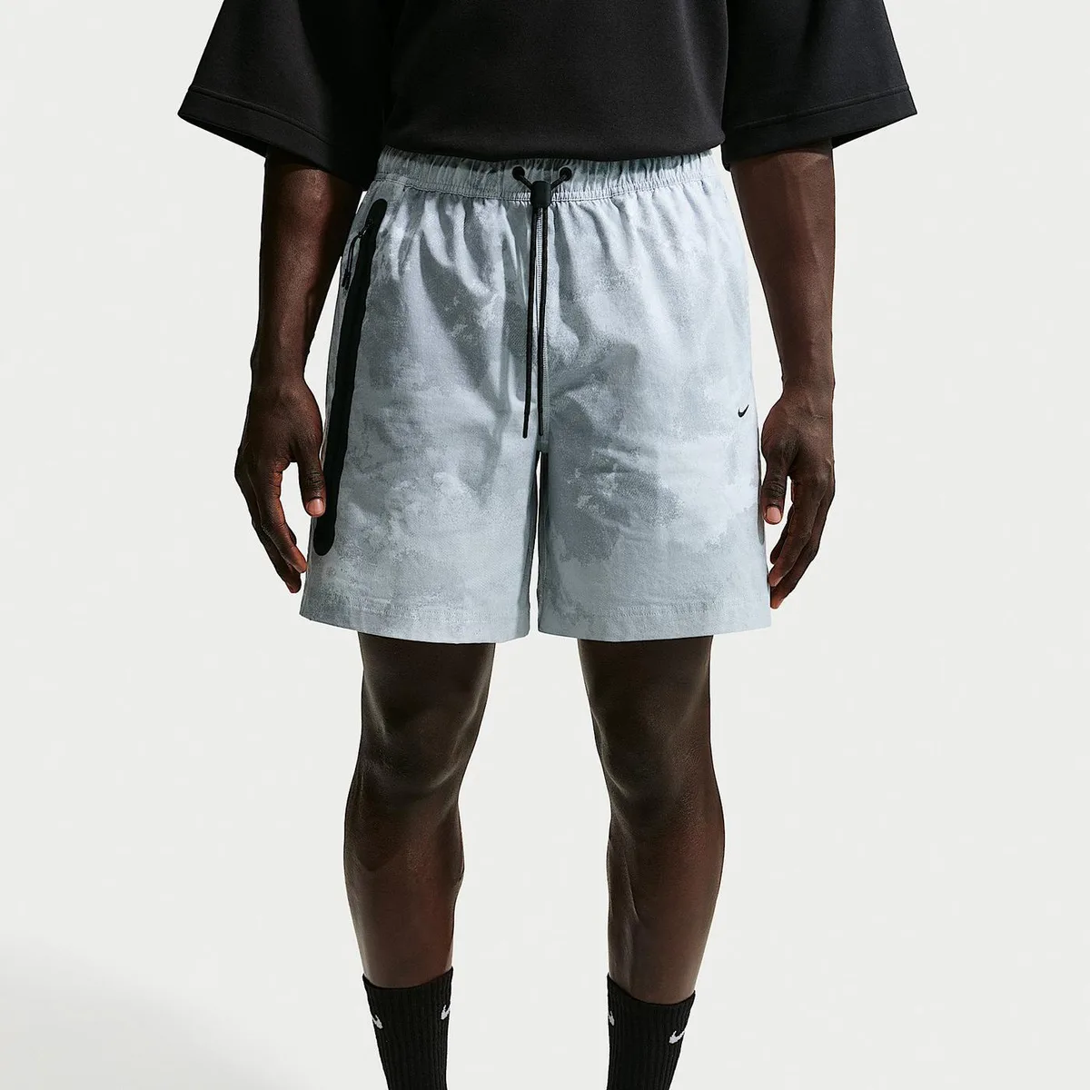 For Him Nike Men's Woven Tracksuit Shorts in Pure Platinum – Clothing