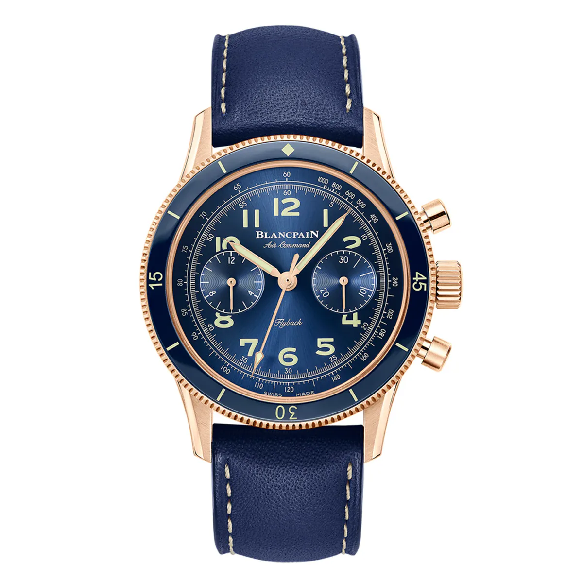 Blancpain Air Command 42.5mm Mens Watch Blue