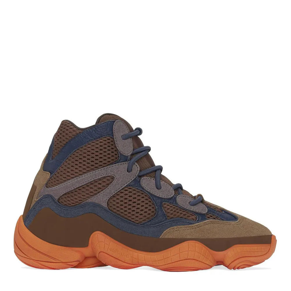 Yeezy Men's 500 High-top Sneakers in Tactile Orange – Footwear