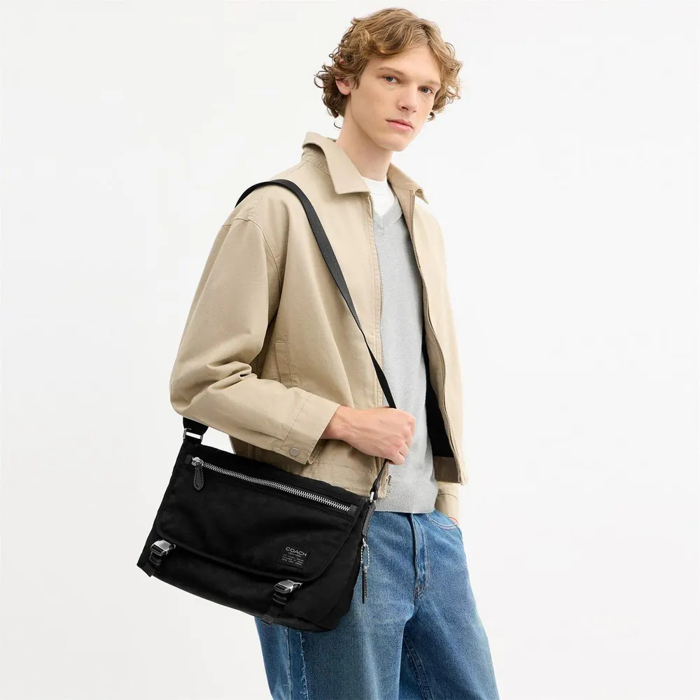 Coach Lane Messenger Bag in Black, additional product view 2