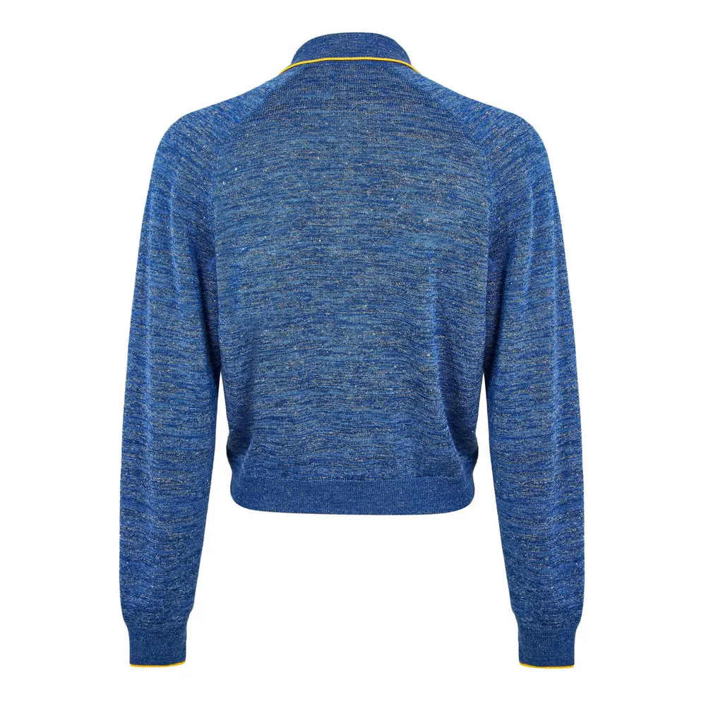 Versace Men's Full Zip Knitted Top detail 2