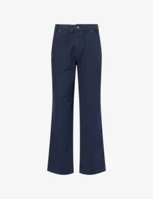 FINISTERRE Basset Utility Wide-Leg Cotton Trousers