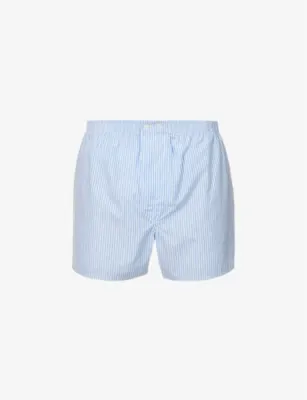 DEREK ROSE James striped-pattern classic-fit cotton boxer briefs