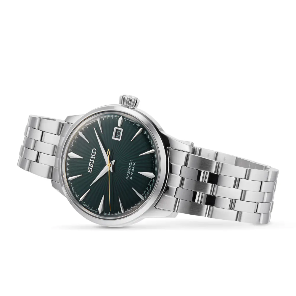 Seiko Presage Cocktail 'Mockingbird' 40.5mm Mens Watch detail 2