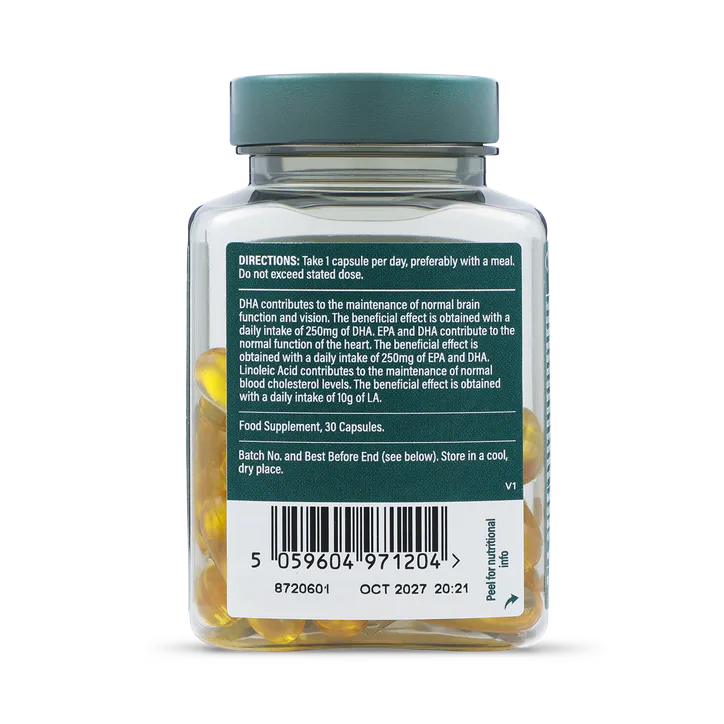 For Him Vegan Triple Omega 3-6-9 Oil 680mg 30 Capsules detail 2