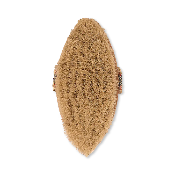 Vose 100% Horse Hair Dry Body Brush - Magnolia detail 3