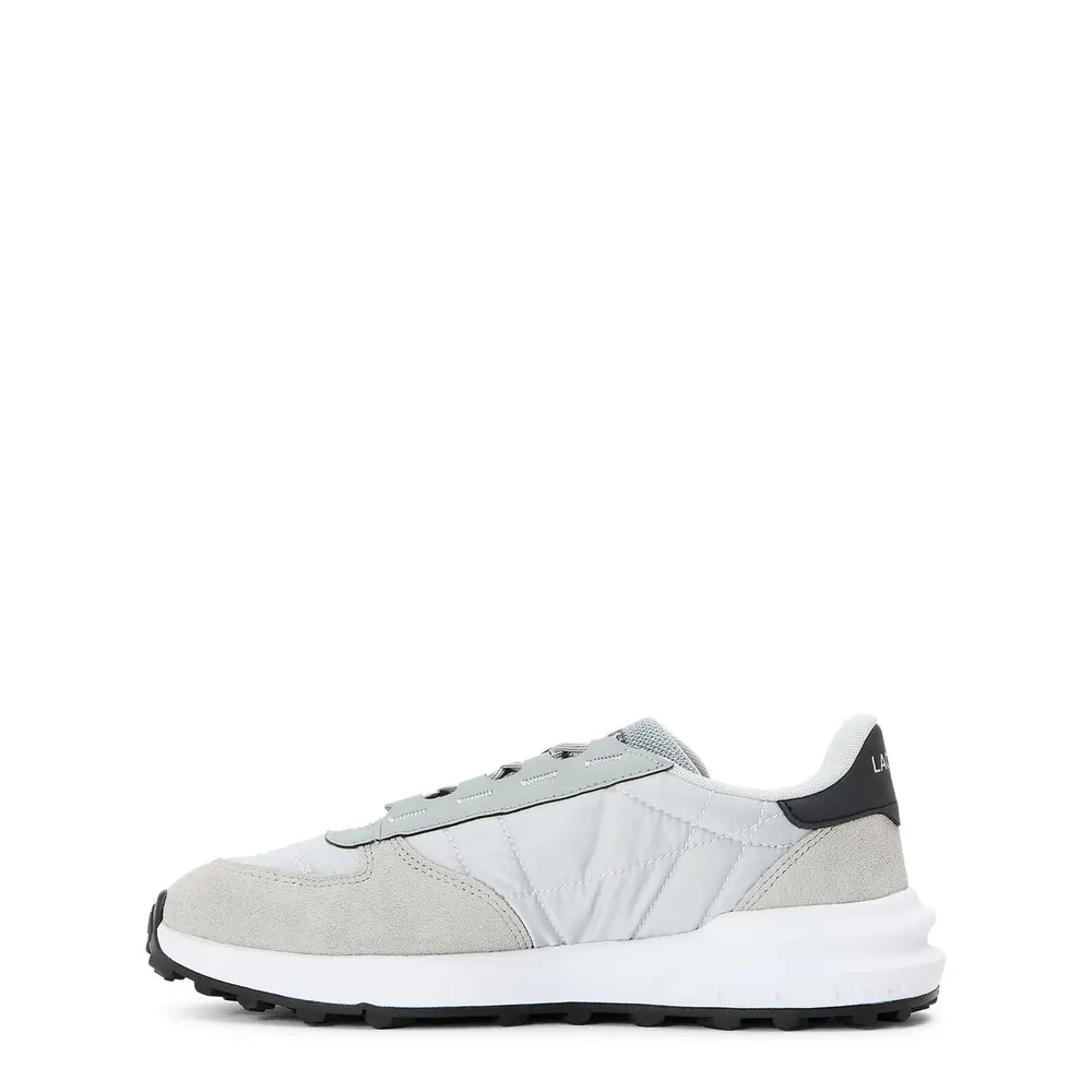 Lacoste Men's Elite ActEVO Runners in Gry/Wht 25Y, additional product view 2