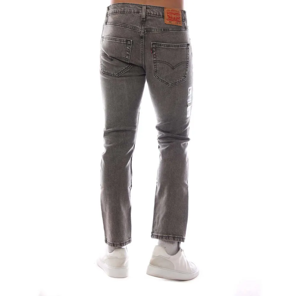 Levis Men's Mid-Rise Durable Denim Straight Leg Jeans detail 2