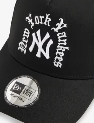 NEW ERA New York Yankees Cotton and Mesh Trucker Cap detail 3