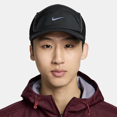 Nike Dri-FIT ADV Fly Unstructured AeroBill AeroAdapt Cap - Black/Anthracite/Black