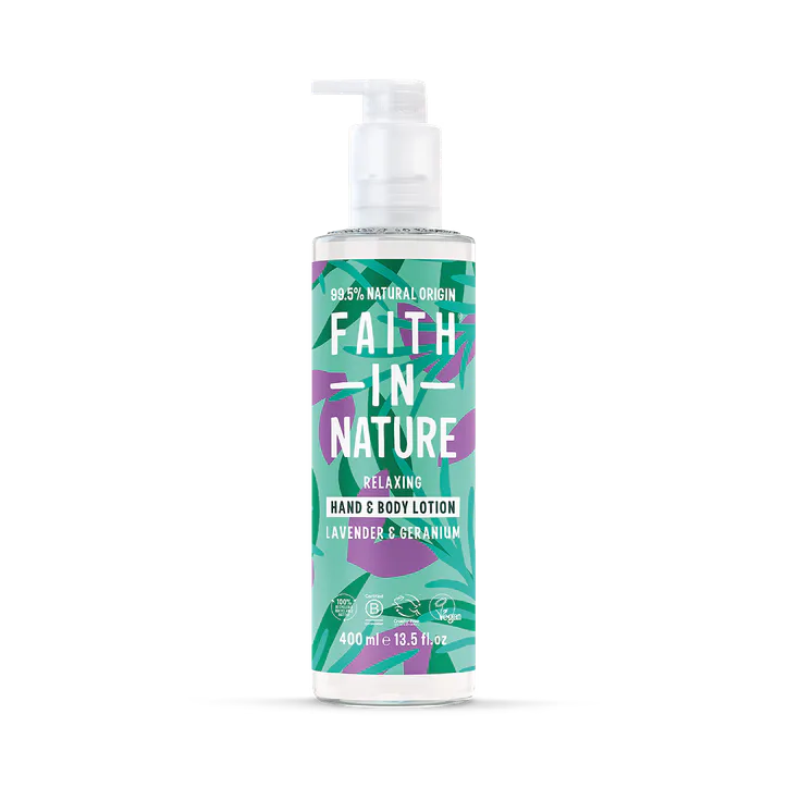 Faith in Nature Hand & Body Lotion Lavender & Geranium 400ml