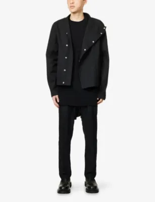 RICK OWENS Tommy Loose-Fit Cotton T-Shirt detail 2