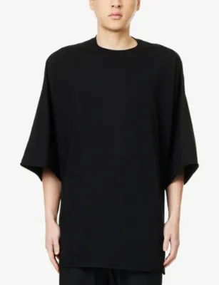 RICK OWENS Tommy Loose-Fit Cotton T-Shirt detail 3