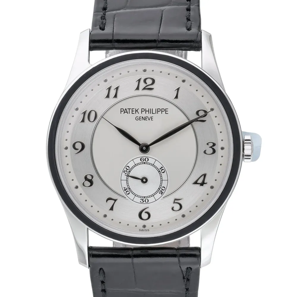 Patek Philippe Calatrava 5196P-001 — 2013 — Excellent in Silver Arabic – Pre-owned watches